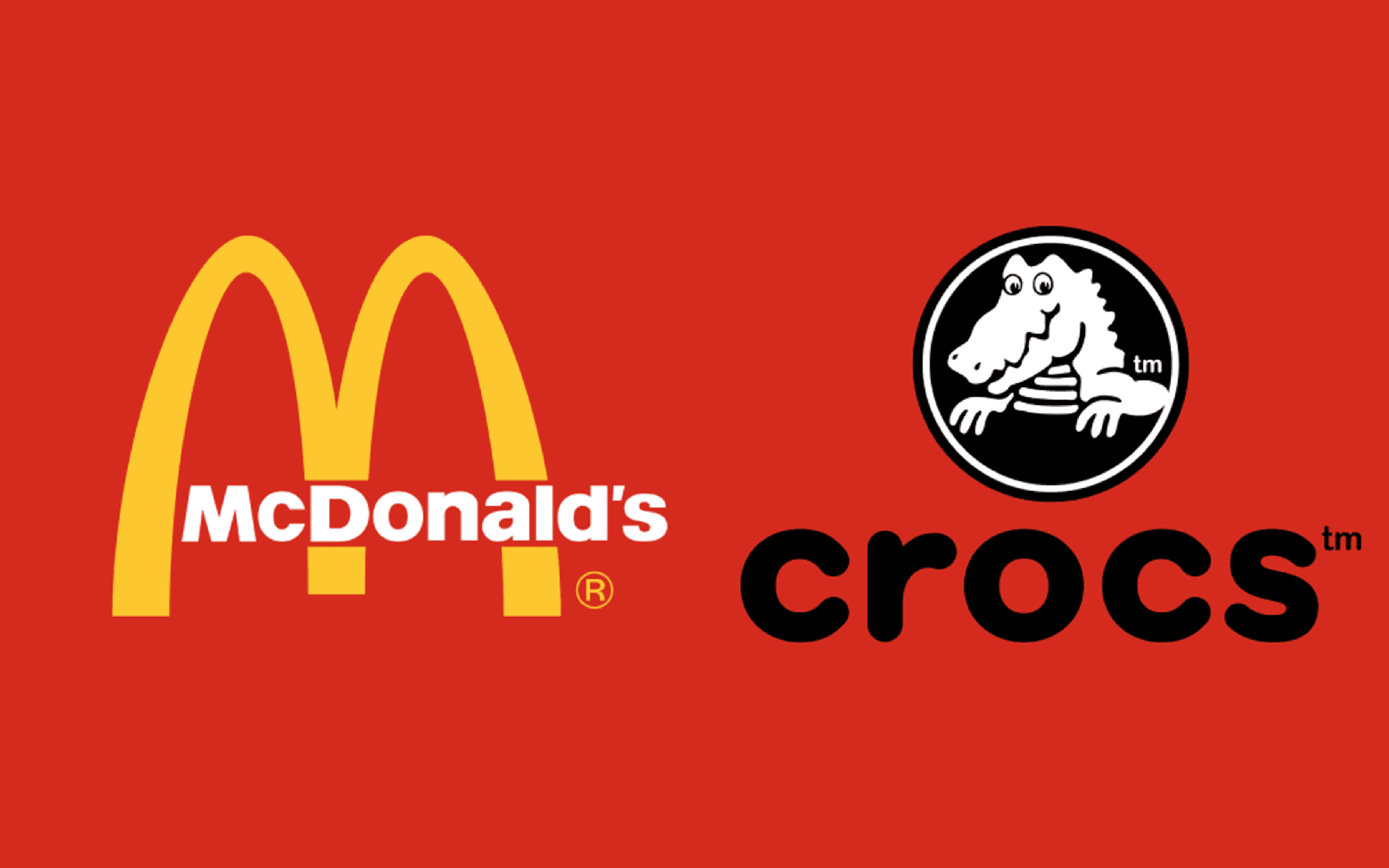 맥도날드를 입은 크록스 4종이 출시된다